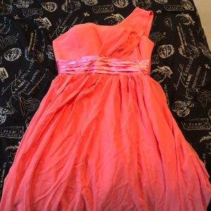Brand new peach formal dress